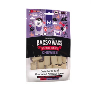 Free Gift - Montego Bags O' Wags Marrow Bones Mix Dog Treats - 120g