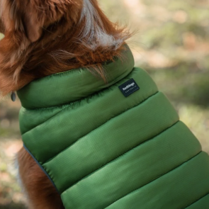 Red Dingo NEO Fit Reversible Puffer Jacket - Green