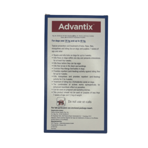 Advantix Extra Large Dog over 25kg Spot-on Tick & Flea Treatment 1 Pack