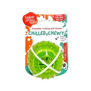 Takamisu Chilled & Chewy Freezable Ball Dog Toy - Lime