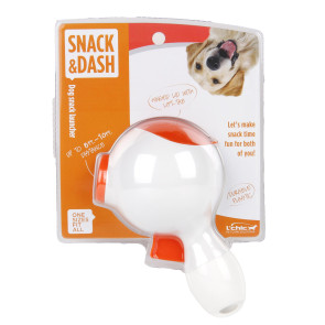 L'Chic Treat Launcher Dog Toy - White