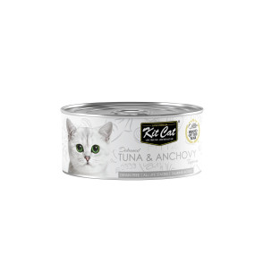 Kit Cat Deboned Tuna & Anchovy Aspic Adult Cat Wet Food - 80g