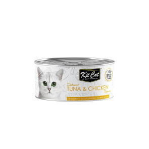 Kit Cat Deboned Tuna & Chicken Aspic Adult Cat Wet Food - 80g