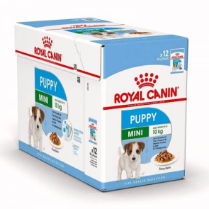 Royal Canin Mini Puppy Wet Food Pouches - 12x85g