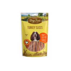 Dog Fest Turkey Slices Dog Treats - 90g