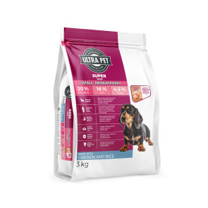 Ultra Dog Superwoof Chicken and Rice Small Puppy Dog Food
