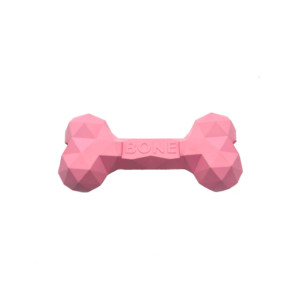 Urbanpaws Bone Dog Chew Toy - Pink - Small