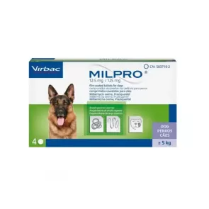 Virbac Milpro Dog Deworming Tablet - 5kg +