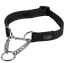Rogz Utility Obedience Half-Check Dog Collar-Black 