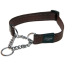 Rogz Utility Obedience Half-Check Dog Collar-Brown