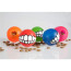 Rogz Grinz Ball Treat Dog Toy-Colours